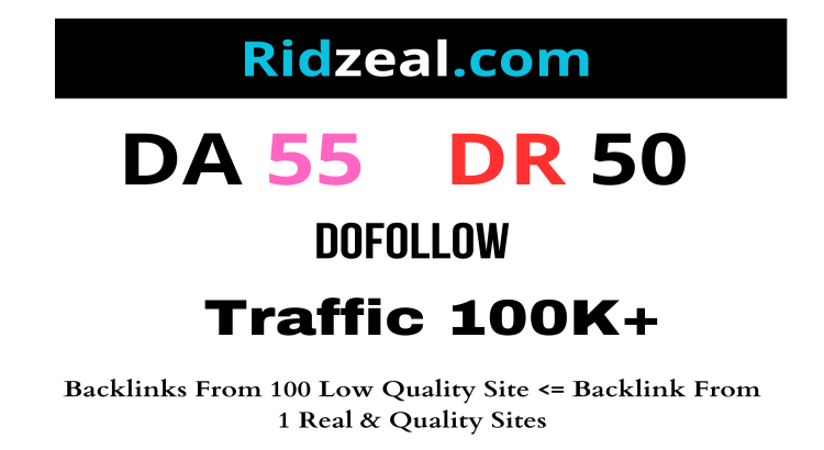 Guest post on RidZeal, Ridzeal.com DA 55 Dofollow