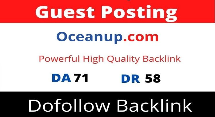 Guest Post on Oceanup, Oceanup.com DA 71 Dofollow Link