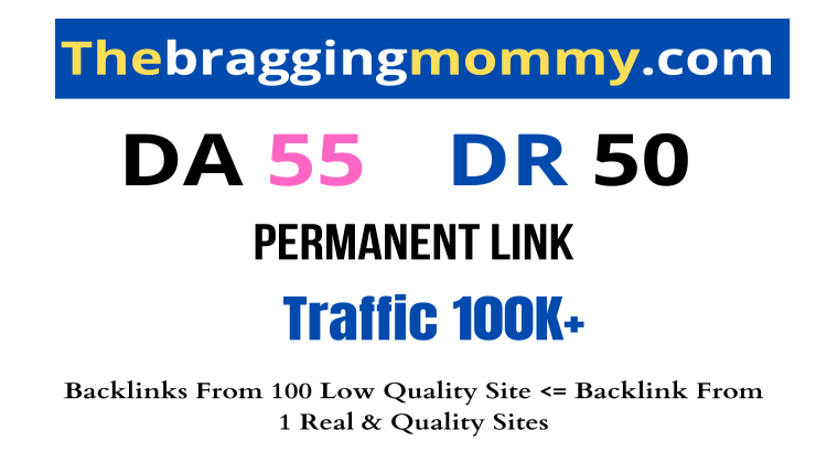 Guest post on TheBraggingMommy, Thebraggingmommy.com DA 55