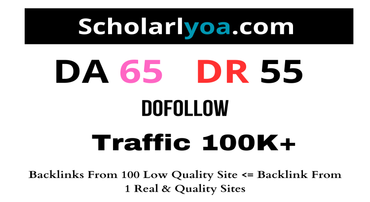 Editorial Guest Post on Scholarlyoa, Scholarlyoa.com DA 65