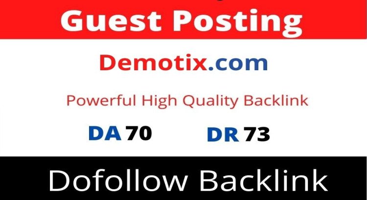 Publish Guest Post On Demotix, Demotix.com DA 70 Dofollow Link