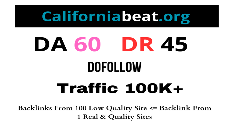 Guest Post on CaliforniaBeat.org, Californiabeat.org DA 60