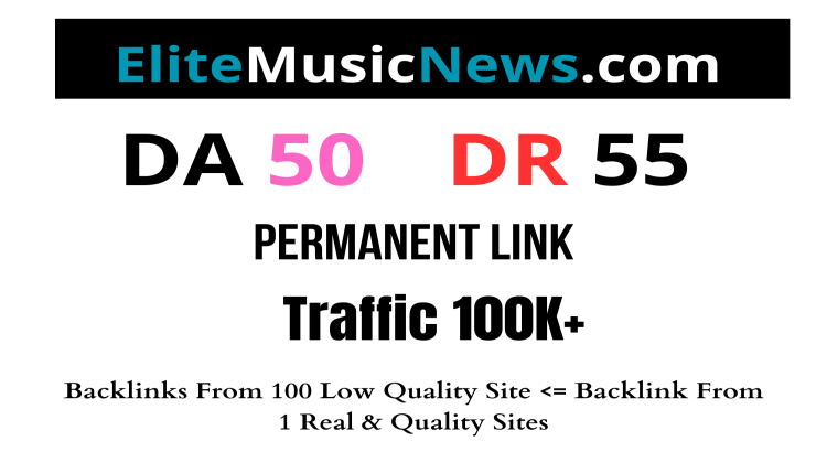 Guest Post on EliteMusicNews, EliteMusicNews.com DA 50