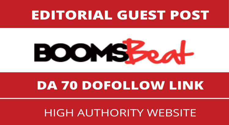 Editorial Guest Post on Boomsbeat. Boomsbeat.com DA 70