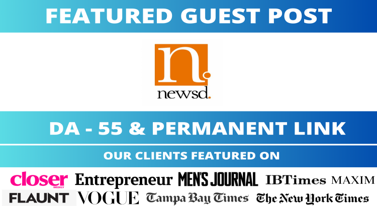 Write and Publish Guest Post on Newsd, Newsd.in DA 55