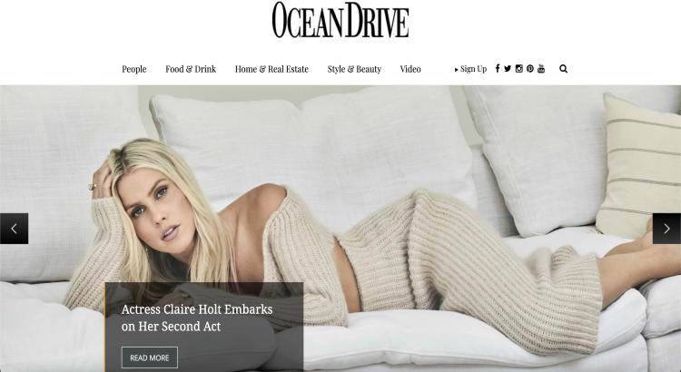 Editorial Guest Post on OceanDrive, Oceandrive.com DA 70