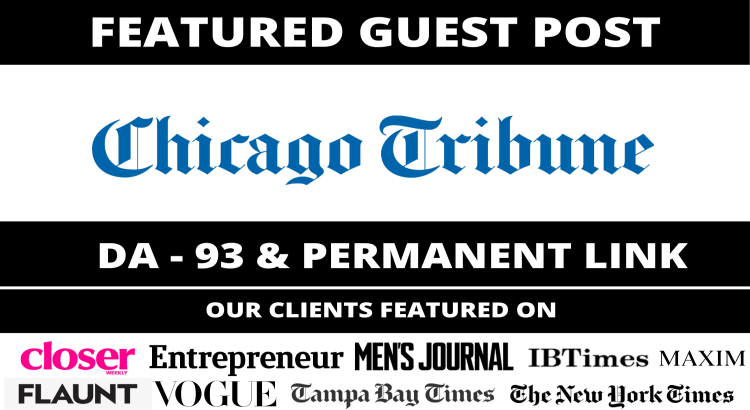 Guest Post in ChicagoTribune, Chicagotribune.com DA 93