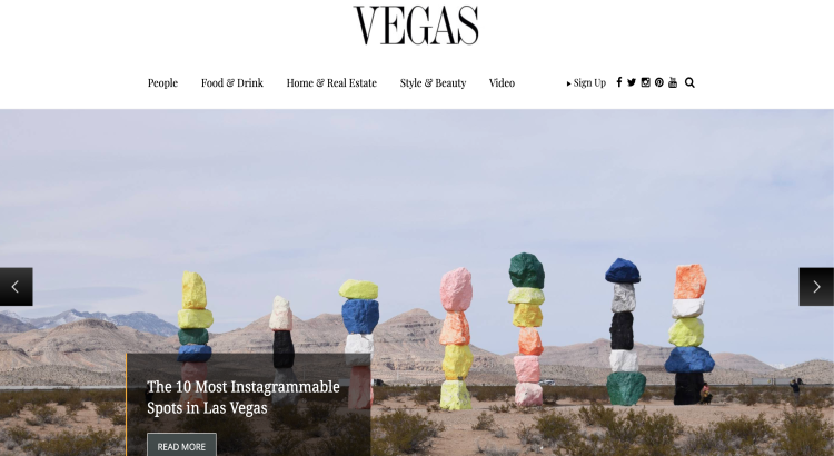 Do Featured Article on VegasMagazine, VegasMagazine.com DA 80