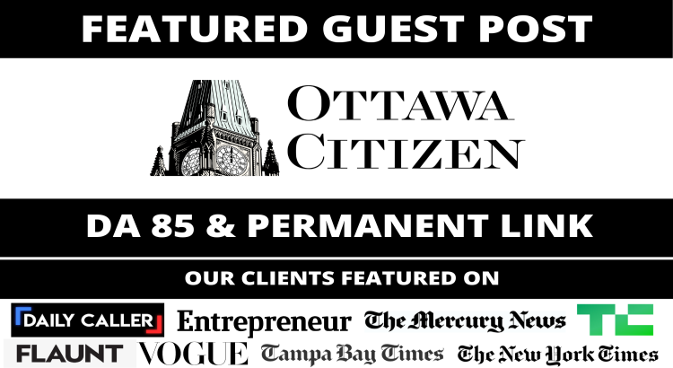 Featured Article on OttawaCitizen, Ottawacitizen.com DA85