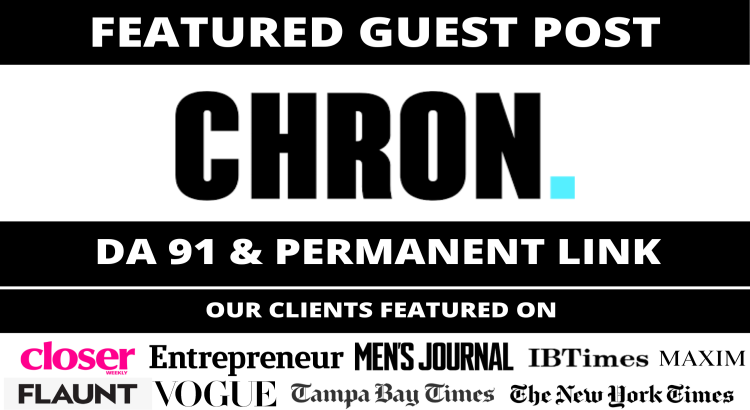 Editorial Guest Post on Chron, Chron.com DA 92